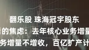 翻乐股 珠海冠宇股东减持背后的焦虑：去年核心业务增量不增收，百亿扩产计划搁浅