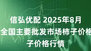 信弘优配 2025年8月10日全国主要批发市场柿子价格行情