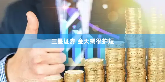三星证券 金天蝎很护短